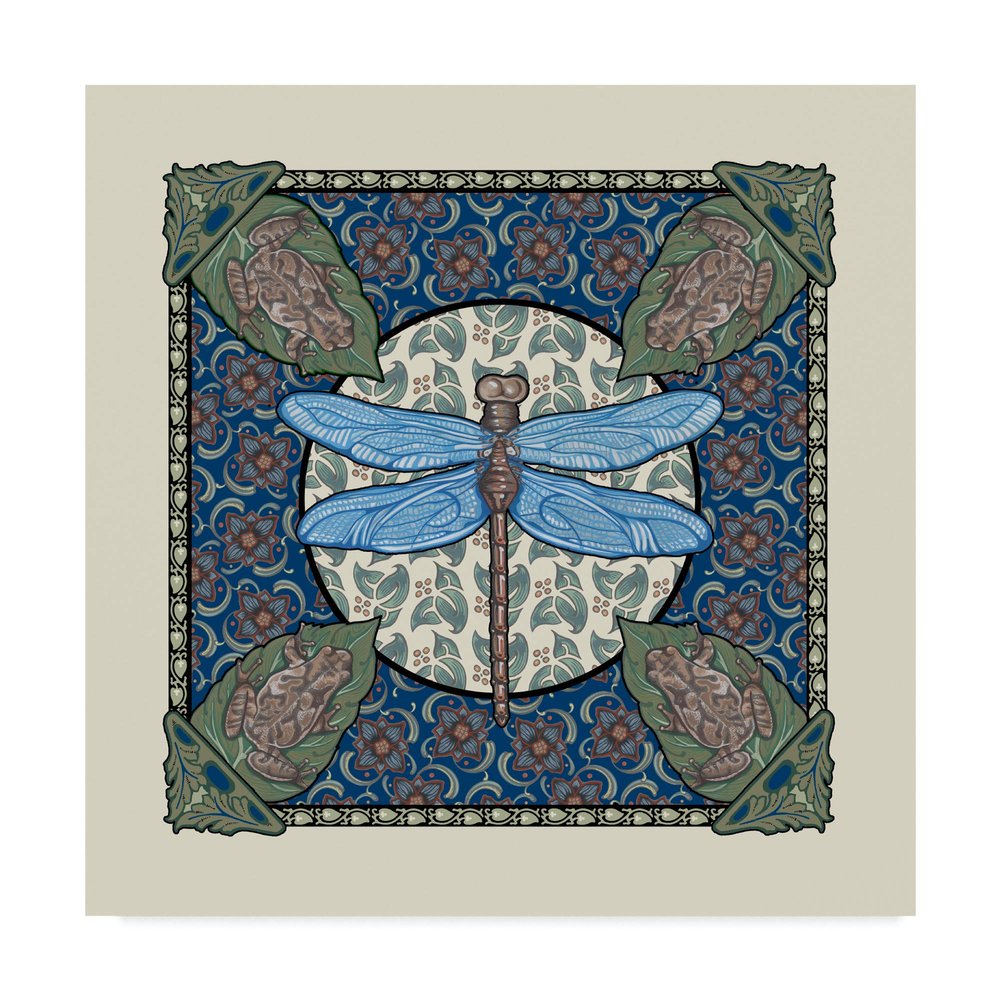 Trademark Fine Art Apple Dragonfly by Michele Meissner, 24x24-Inch