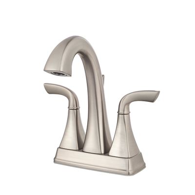 Pfister LG48BS0K Bronson 2-Handle Bathroom Faucet, 4" Centerset, Brushed Nickel