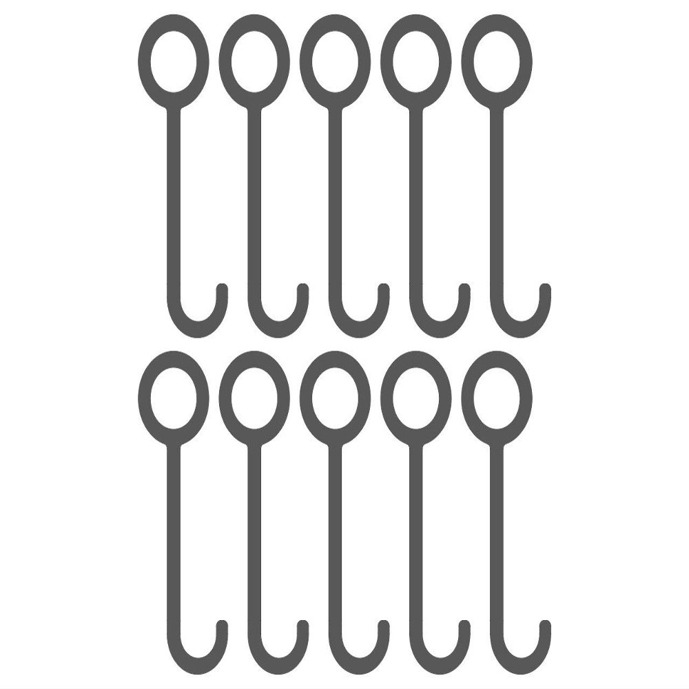 US Metal Works AR500 Conduit & Pipe Gong Hanger (10 Pack)