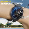 Orzero (4 Pack Smartwatch Screen Protector Compatible for Samsung Galaxy Watch 8 44mm, Tempered Glass 9 Hardness HD Anti-Scratch Bubble Free view 4