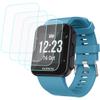 Screen Protector for Garmin Forerunner 35,CKANDAY 4 Pack Tempered Glass Protective Films Anti-Scratch High Definition Full Coverage Cover Smartwatch view 1
