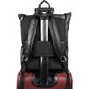 McKleinUSA S Series, Kennedy, Pebble Grain Calfskin Leather, 17" Leather Dual Access Laptop Backpack, Black (88735) view 4