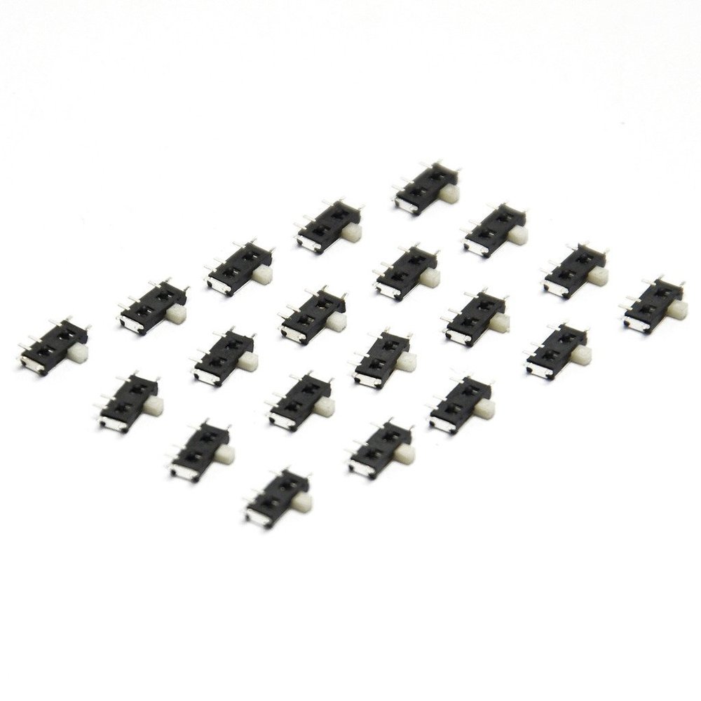 Gikfun 7 Pin Micro Slide Switch Toggle Switch SMD On/Off PCB for Arduino (Pack of 20pcs) AE1073