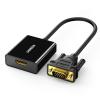 UGREEN HDMI to VGA, HDMI to VGA Adapter Connector(Female to Male) with 3.5mm Audio Jack Compatible with Monitor, PC, Xbox, TV Stick, Raspberry Pi, Nintendo Switch, Roku, Computer, Laptop view 1