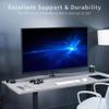 VIVO Ultra Wide TV Desk Mount for up to 55 inch Screens Weighing 66 lbs, Full Motion Height Adjustable Single Television Stand, Black, STAND-V155C view 2