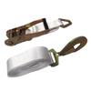 TentandTable 13' x 2" Ratchet Strap Cargo Tie Down, Snap Hook White 10pk view 1