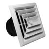 RectorSeal TRUaire Retrofit Grille/Damper MV3 81913 Plastic Ceiling Diffuser With Incorporated Ceiling box, Easy Installation, HVAC, 8x8 3 Way Register W/ 6,7,8" Neck view 1