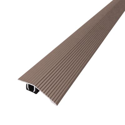 MD Building Cinch Aluminum Reducer Fluted w/Snaptrack, Spice, 36in