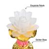 Omeet Colorful LED Lotus Buddhist Lamp Gradient Buddha Light - White view 3