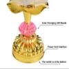 Omeet Colorful LED Lotus Buddhist Lamp Gradient Buddha Light - White view 4
