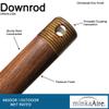 Minka-Aire 18 Inch Ceiling Fan Downrod - Distressed Koa - DR518-ODK view 2