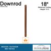Minka-Aire 18 Inch Ceiling Fan Downrod - Distressed Koa - DR518-ODK view 4
