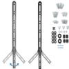 VIVO Universal Sound Bar Steel Bracket Speaker Mount Above or Below Wall Mounted TV, Fits Behind 23 to 65 inches Screens, 33 lbs. Capacity, Mount-SPSB2 view 3