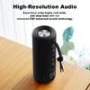 MIATONE Boombox Outdoor Portable Bluetooth Speaker Waterproof Wireless Speakers - Black view 3