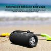 MIATONE Boombox Outdoor Portable Bluetooth Speaker Waterproof Wireless Speakers - Black view 4