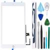 T Phael White Digitizer Repair Kit for iPad 9.7" 2018 iPad 6 6th Gen A1893 A1954 Touch Screen Digitizer Replacement with Home Button + Tools view 1