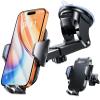 andobil 2026 Military-Grade Car Phone Holder [Upgraded Strongest Suction & Clip] Phone Holders for Your Car, Dashboard Windshield Vent Car Phone Mount for iPhone 17 Pro Max 16 15 14 13 12 Android view 1
