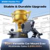 andobil 2026 Military-Grade Car Phone Holder [Upgraded Strongest Suction & Clip] Phone Holders for Your Car, Dashboard Windshield Vent Car Phone Mount for iPhone 17 Pro Max 16 15 14 13 12 Android view 2