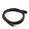 FocalTop 3ft Coiled 3.5mm 1/8" Stereo Audio Aux Headphone Cable Extension Cord view 1