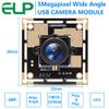 ELP 5mp HD USB Camera Module for Computer Mini UVC USB2.0 Video Embedded Webcam Board with 2.8mm Lens OV5640 Laser Engraver Lightburn Camera,3.3ft/1m Cable for PC, Laptop, Jetson Nano view 2
