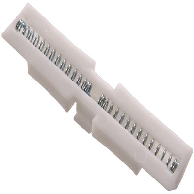 Hardware Essentials Bi-Fold Sliding Door Guide, Top Track Guide for Bi-Fold Closet Doors and Folding Doors, Easy to Install Replacement Hardware, White, 851651