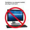 PlexCopier 24X SATA 1 to 5 CD DVD M-Disc Supported Duplicator Writer Copier Tower with Free DVD Video Copy Protection view 2