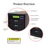 PlexCopier 24X SATA 1 to 5 CD DVD M-Disc Supported Duplicator Writer Copier Tower with Free DVD Video Copy Protection view 3