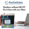 PacSatSales - 3M / 10ft SC/APC Fiber Optic Internet Cable - Simplex - Single Mode Cable & Connector - Replacement Fiber Internet Cable or Optical Extension for Residential Networks view 4
