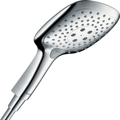 Hansgrohe Raindance Select E150 3 Jet Eco Hand Shower with two Chaligem Installation Chrome-Plated 26551000