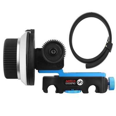 Foto4easy DP3000 M3 DSLR Follow Focus Quick Release Clamp + Speed Crank Handle + Gears for Matte Box 15mm Rail Rod Rig Nikon Canon Sony DSLR Cameras