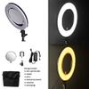 Yidoblo 10'' QS-280II 95RA Bicolor LED Ring Selfie Lights for Reading Learning Making up view 2