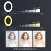 Yidoblo 10'' QS-280II 95RA Bicolor LED Ring Selfie Lights for Reading Learning Making up view 3