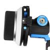 Foto4easy DP3000 DSLR Follow Focus A/B Hard Stops + Speed Crank Handle + Gears for 15mm Rod 5D II III 7D GH2 60D Support All DSLR Camera (Fits 15mm Rail Rod) view 3