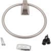 Lakewood Towel Ring, Satin Nickel by Stone Harbor Hardware view 3