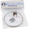 Lakewood Towel Ring, Satin Nickel by Stone Harbor Hardware view 4