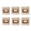 Dreamworth 6-Pack LED Corner Wall Lamp 85-265V Embedded LED Stairs Step Night Light LED Stair Wall Lighting for Hallway, Stairs, Closet, Bedroom and More view 1