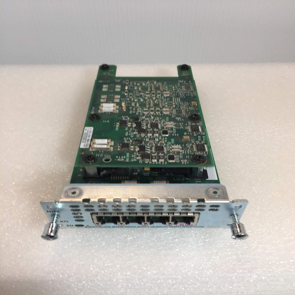 Cisco NIM-4FXO Voice 4-Port FXO Network Interface Module (Renewed)