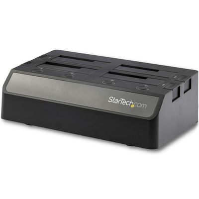 StarTech 4-Bay USB 3.1 Dock for 2.5/3.5in SATA HDD/SSD, 10Gbps, Dual Fans