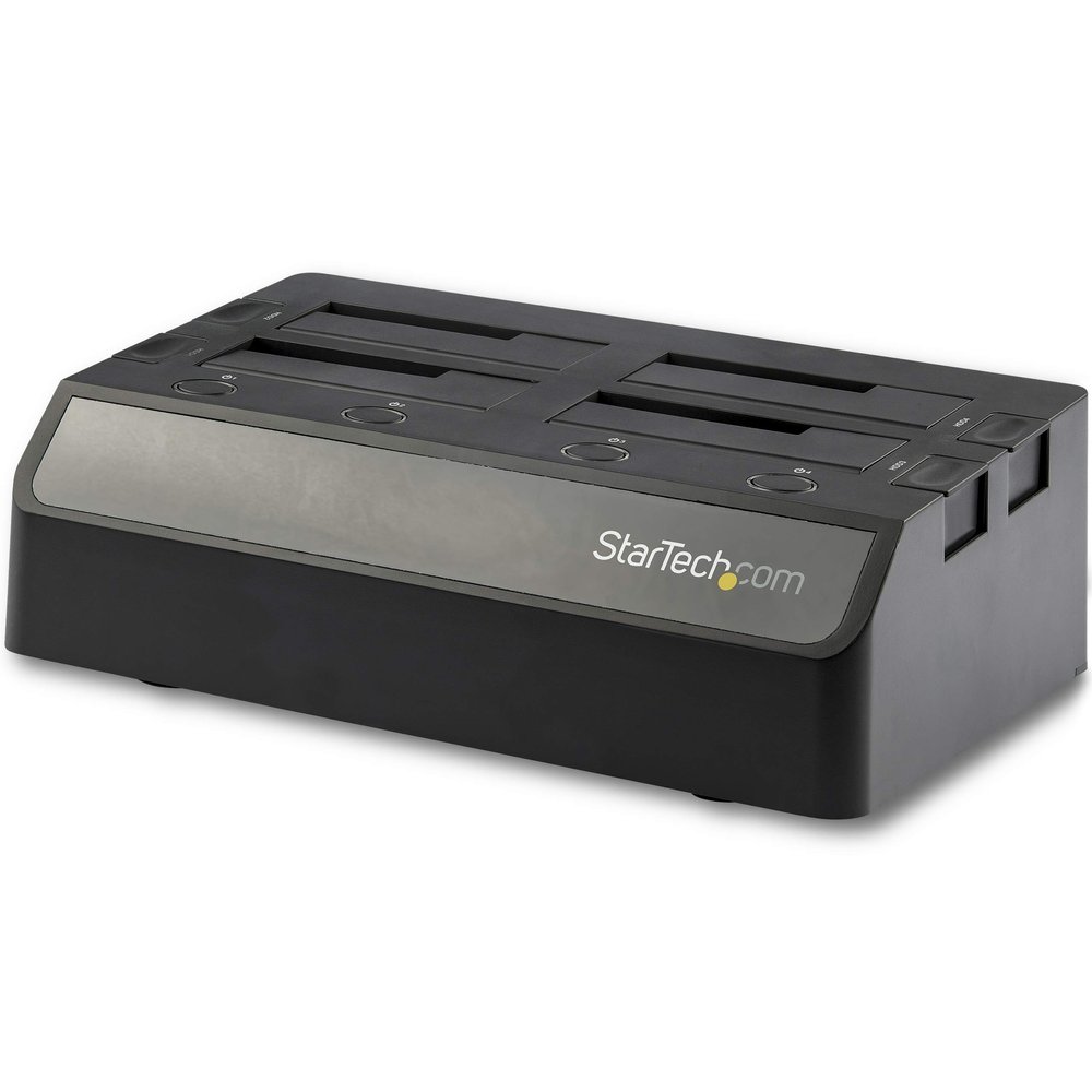 StarTech 4-Bay USB 3.1 Dock for 2.5/3.5in SATA HDD/SSD, 10Gbps, Dual Fans
