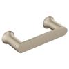 Moen Genta LX Brushed Nickel Modern Wall Mount Pivoting Toilet Paper Holder, Modern Toilet Roll Holder for Bathroom, BH3808BN view 1