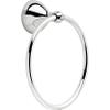 Delta Foundations (1-Pack) Hand Towel Holder Polished Chrome Towel Racks for Bathroom Wall Round Towel Ring Holder for Bath Towel Hanger for Kitchen, Bathroom Accessories FNDS46-PC view 1