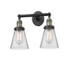 Innovations 208L-BAB-G62-LED 2 Vertical Bath Vanity Light, Black Antique Brass view 2