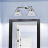 Innovations 208L-BB-G44 2 Vertical Bath Vanity Light, Brushed Brass view 2