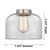 Innovations 203SW-AC-G73 1 Light Sconce with a High-Low-Off Switch, Antique Copper view 2