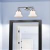 Innovations 208L-BK-G194 2 Vertical Bath Vanity Light, Matte Black view 2