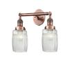 Innovations 208L-AC-G302 2 Vertical Bath Vanity Light, Antique Copper view 2