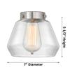 Innovations 203SW-AC-G173 1 Light Sconce with a High-Low-Off Switch, Antique Copper view 2