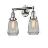 Innovations 208L-PN-G142 2 Vertical Bath Vanity Light, Polished Nickel view 2