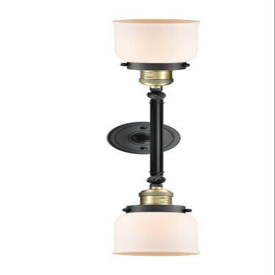 Innovations 208L-BAB-G51 2 Vertical Bath Vanity Light, Black Antique Brass