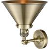 Innovations 203SW-AB-M10-AB 1 Light Sconce with a High-Low-Off Switch, Antique Brass view 2